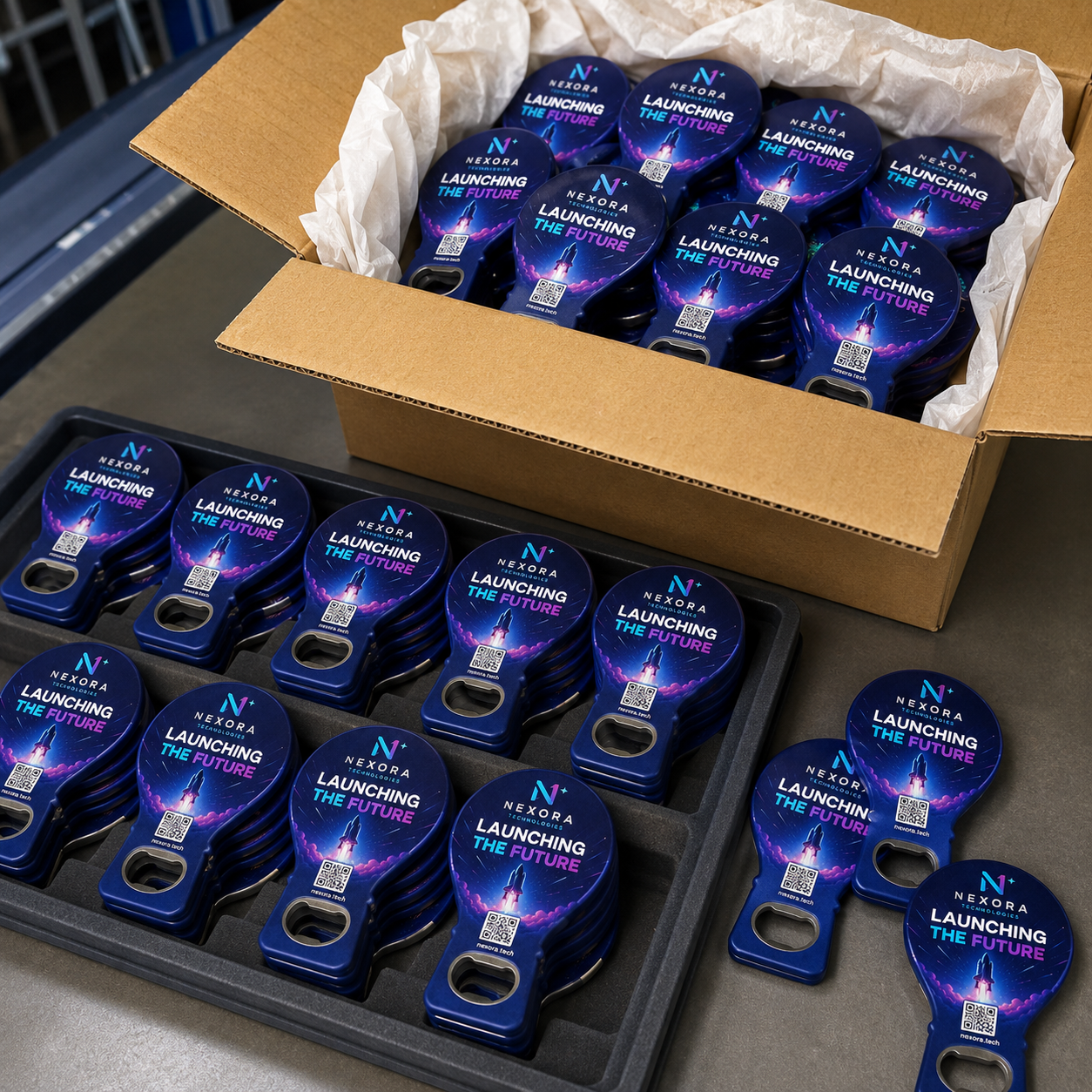 Product Launch Bottle Opener Magnets – bulk order presentation