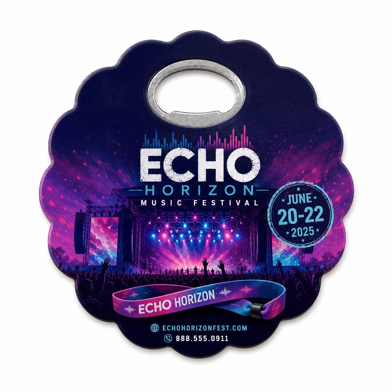 Festival Bottle Opener Magnets – main product view