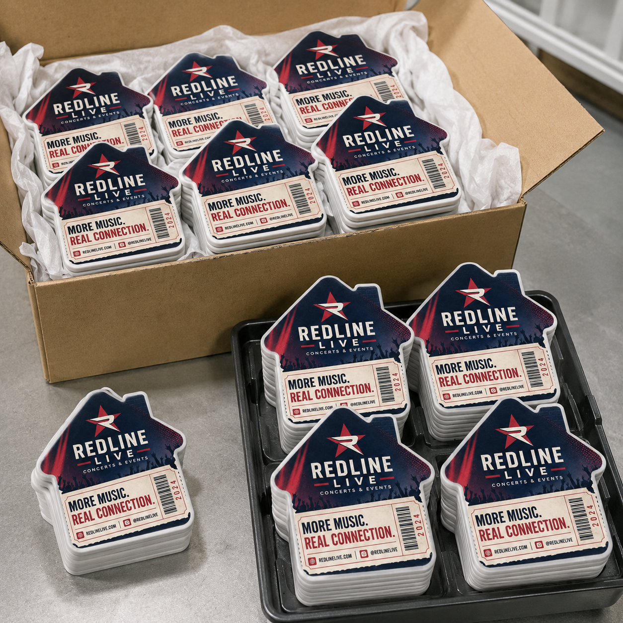 Concert Promoter Bottle Opener Magnets – bulk order presentation