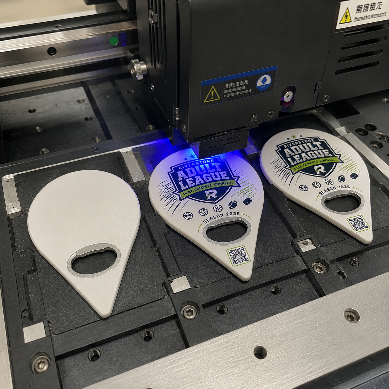 Adult League Bottle Opener Magnets – UV printing process