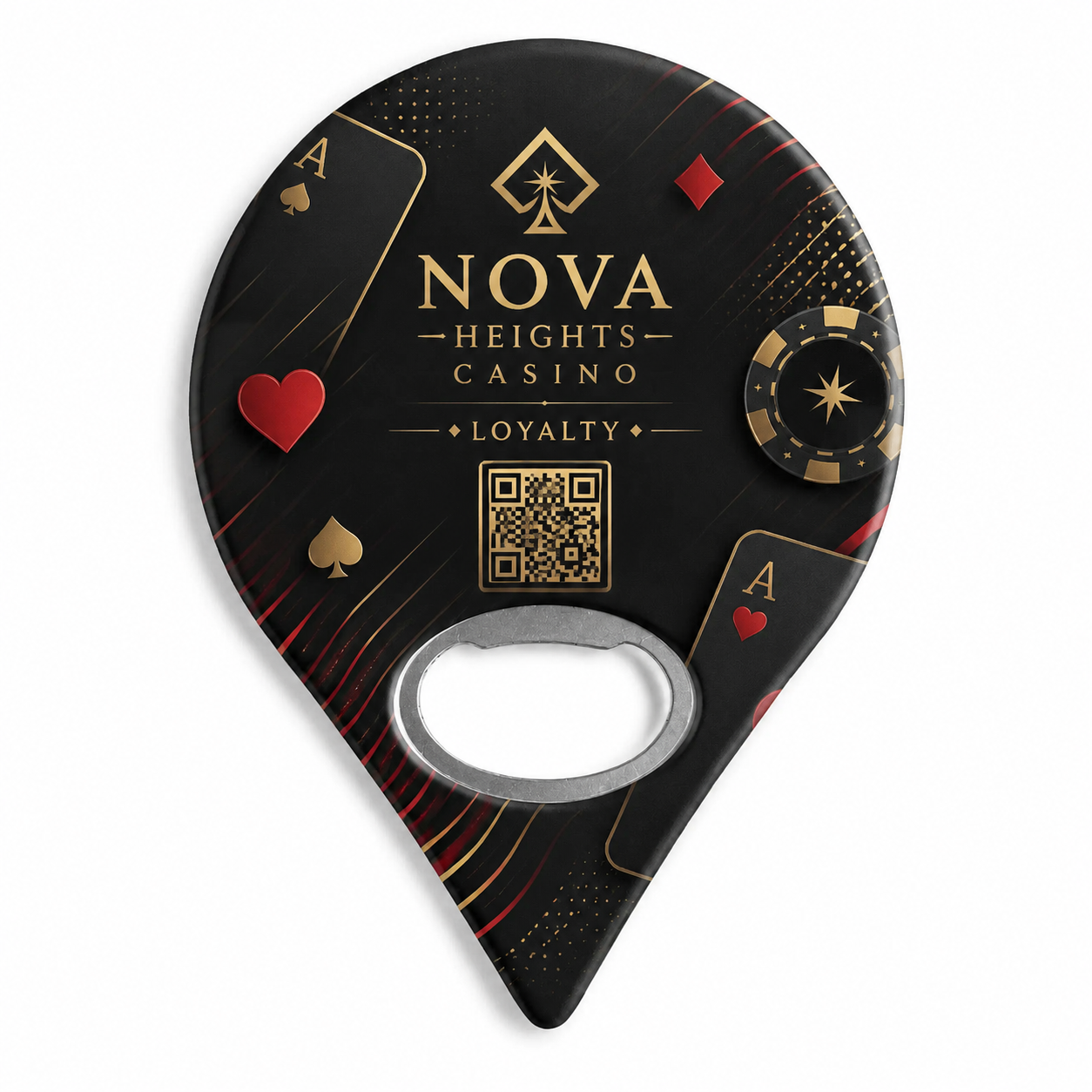 Casino Bottle Opener Magnets – main product view