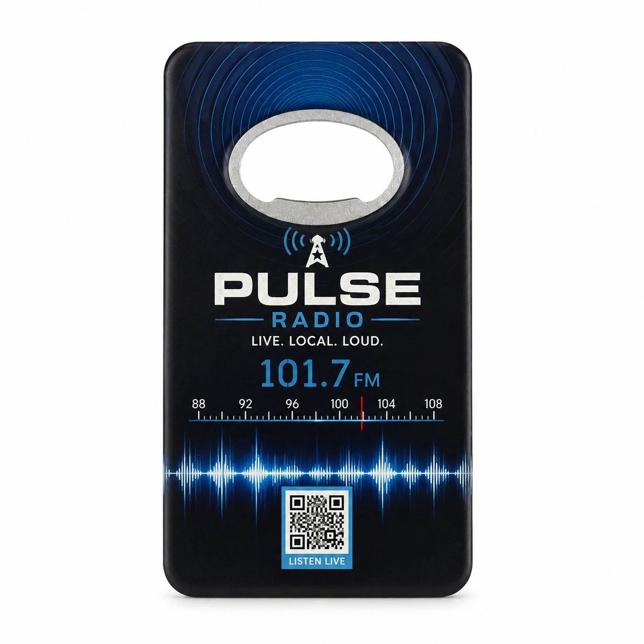 Radio Station Bottle Opener Magnets – main product view