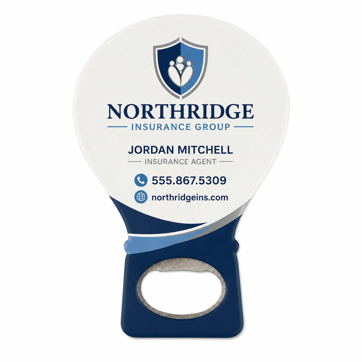 Insurance Agency Bottle Opener Magnets – main product view