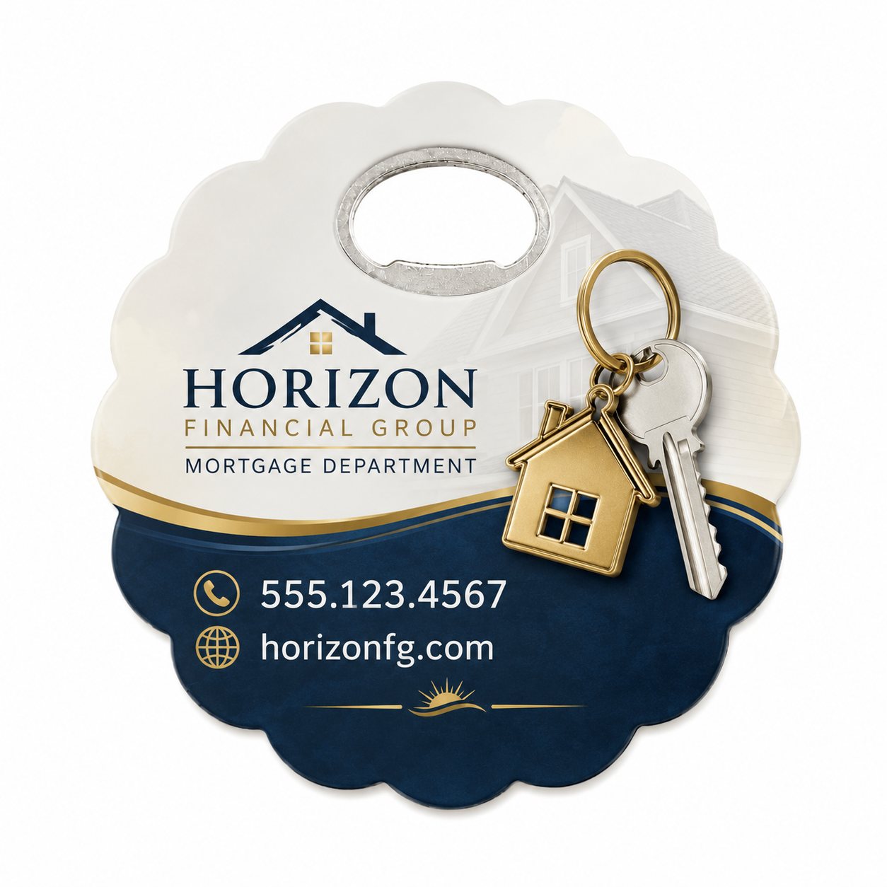 Mortgage Department Bottle Opener Magnets – main product view