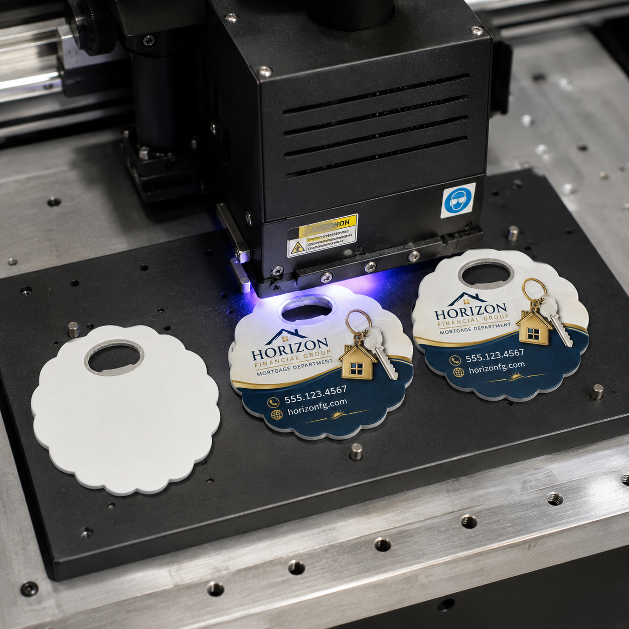 Mortgage Department Bottle Opener Magnets – UV printing process