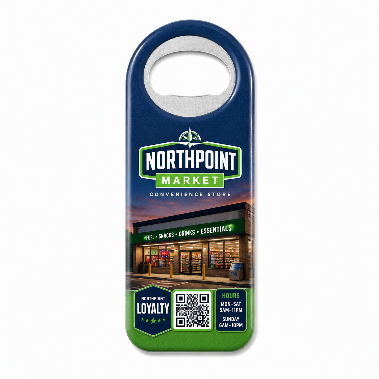 Convenience Store Bottle Opener Magnets – main product view
