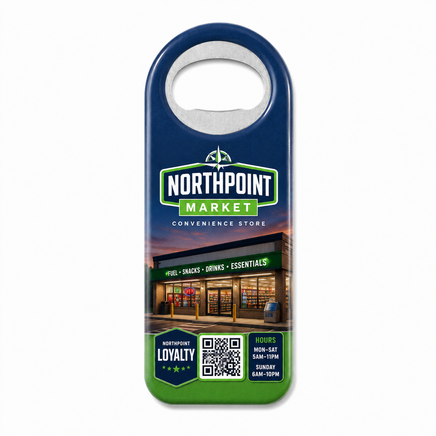 Convenience Store Bottle Opener Magnets – main product view