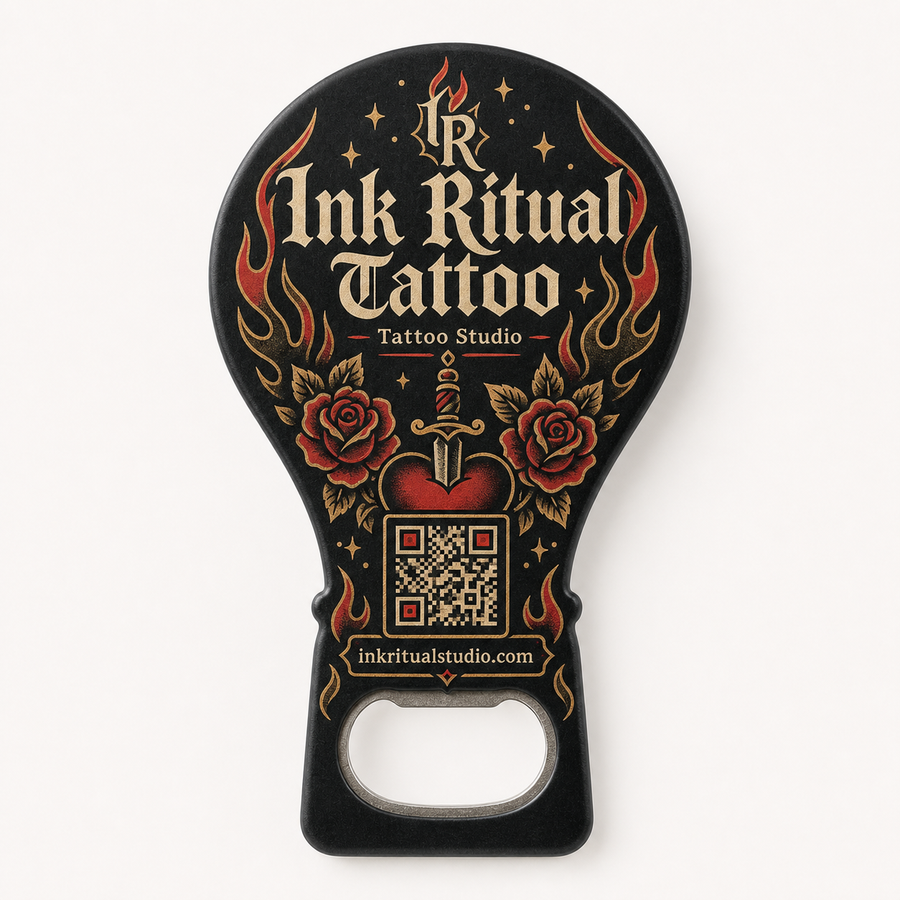Tattoo Studio Bottle Opener Magnets – main product view