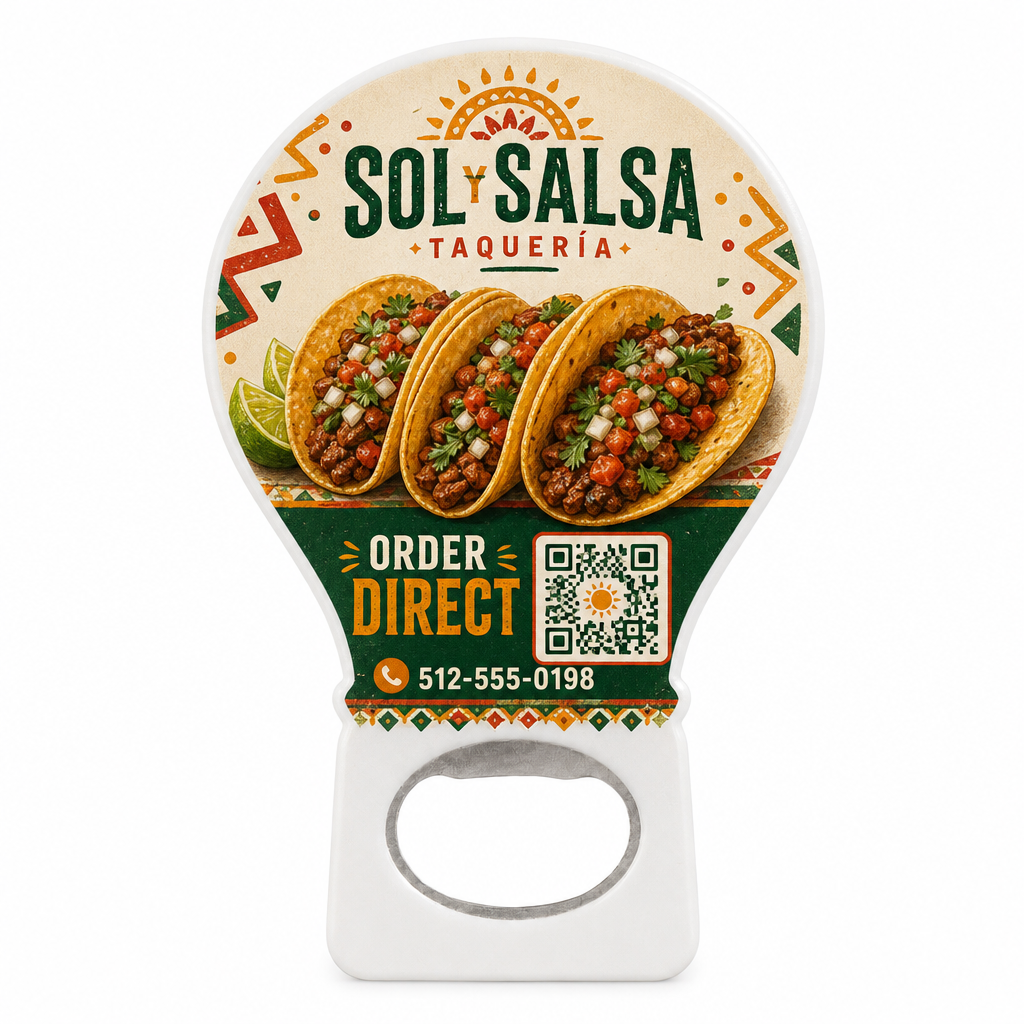 Taco Shop Bottle Opener Magnets – main product view
