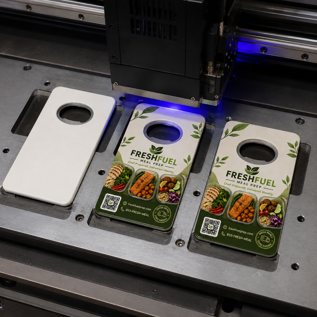 Meal Prep Delivery Bottle Opener Magnets – UV printing process