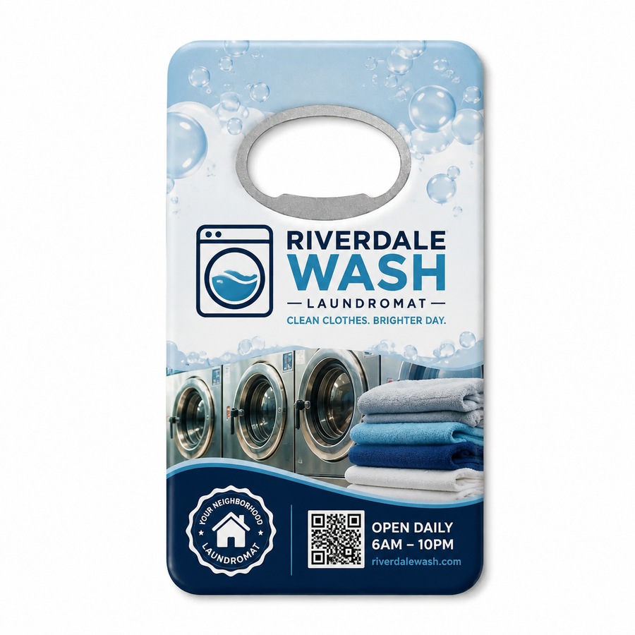 Laundromat Bottle Opener Magnets – main product view