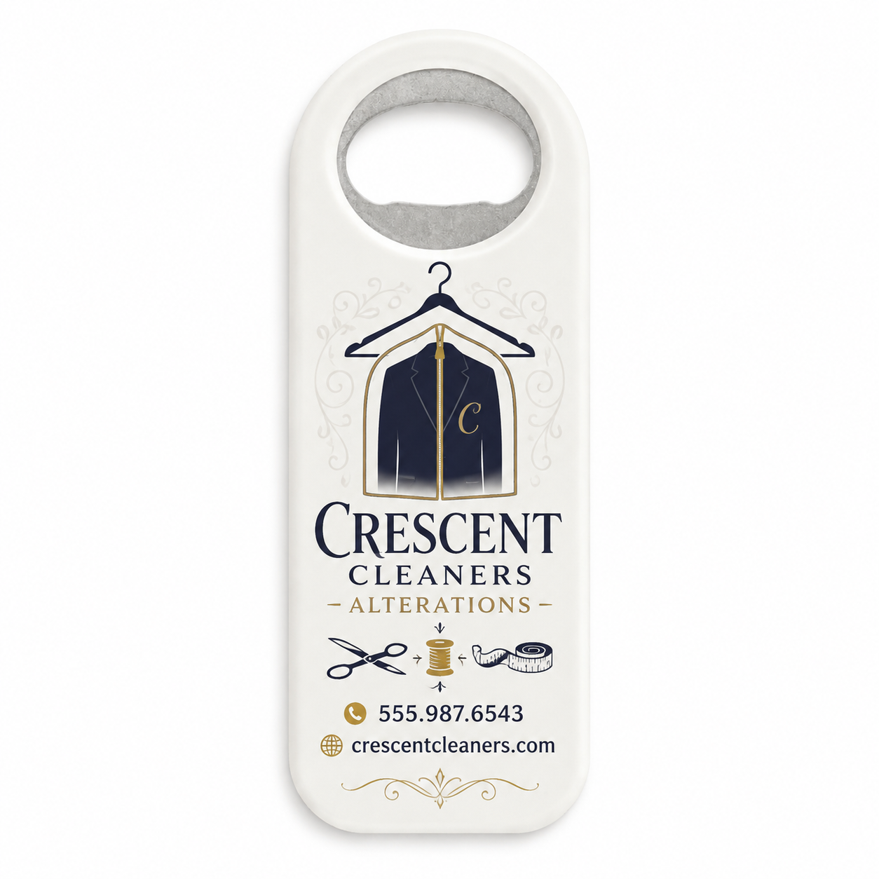 Dry Cleaner Bottle Opener Magnets – main product view