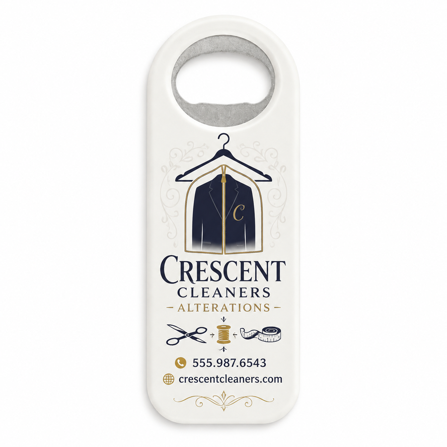 Dry Cleaner Bottle Opener Magnets – main product view
