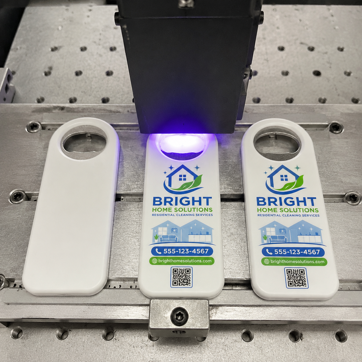 House Cleaning Bottle Opener Magnets – UV printing process