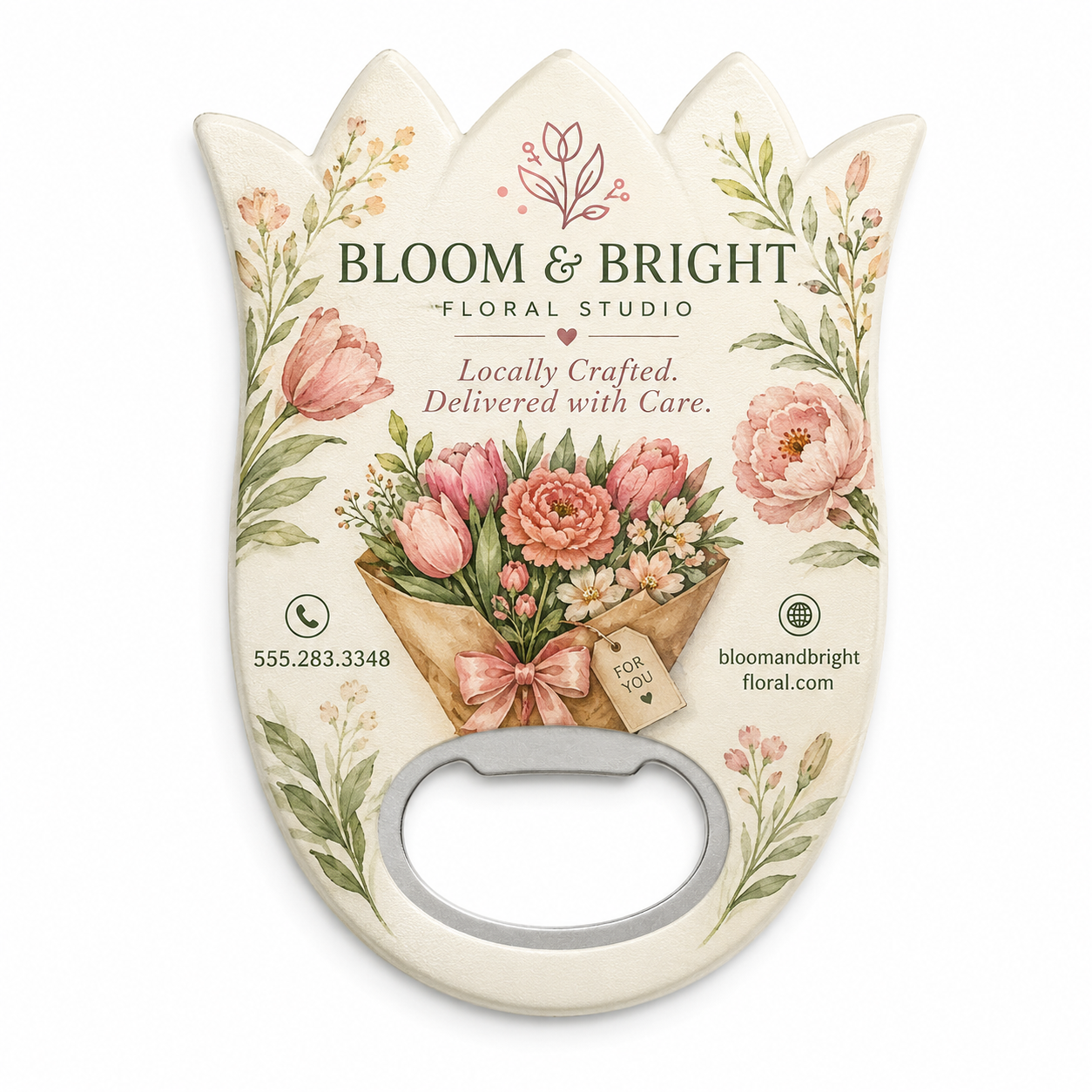Florist Bottle Opener Magnets – main product view