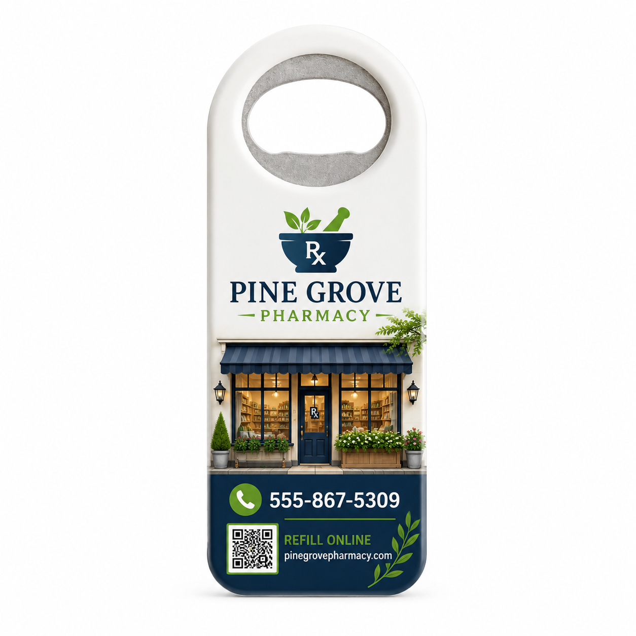 Community Pharmacy Contact Magnets – main product view