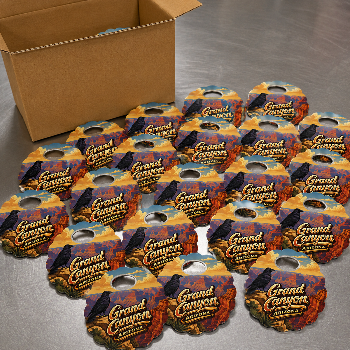 Wholesale bulk order of Grand Canyon National Park souvenir bottle opener magnets