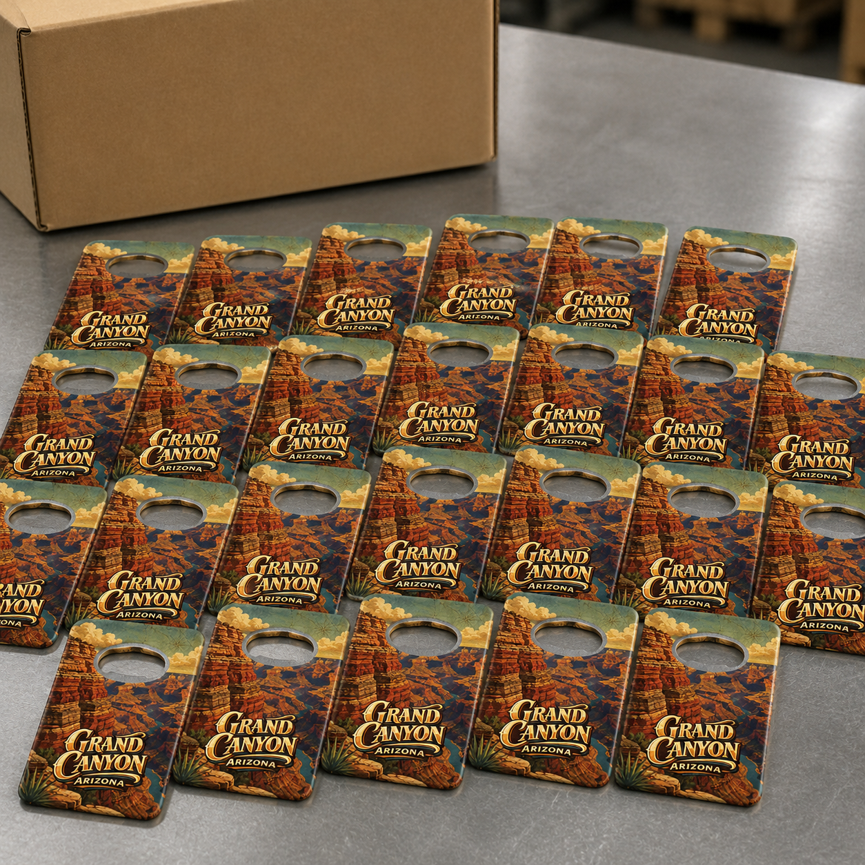 Wholesale bulk order of Grand Canyon National Park souvenir bottle opener magnets