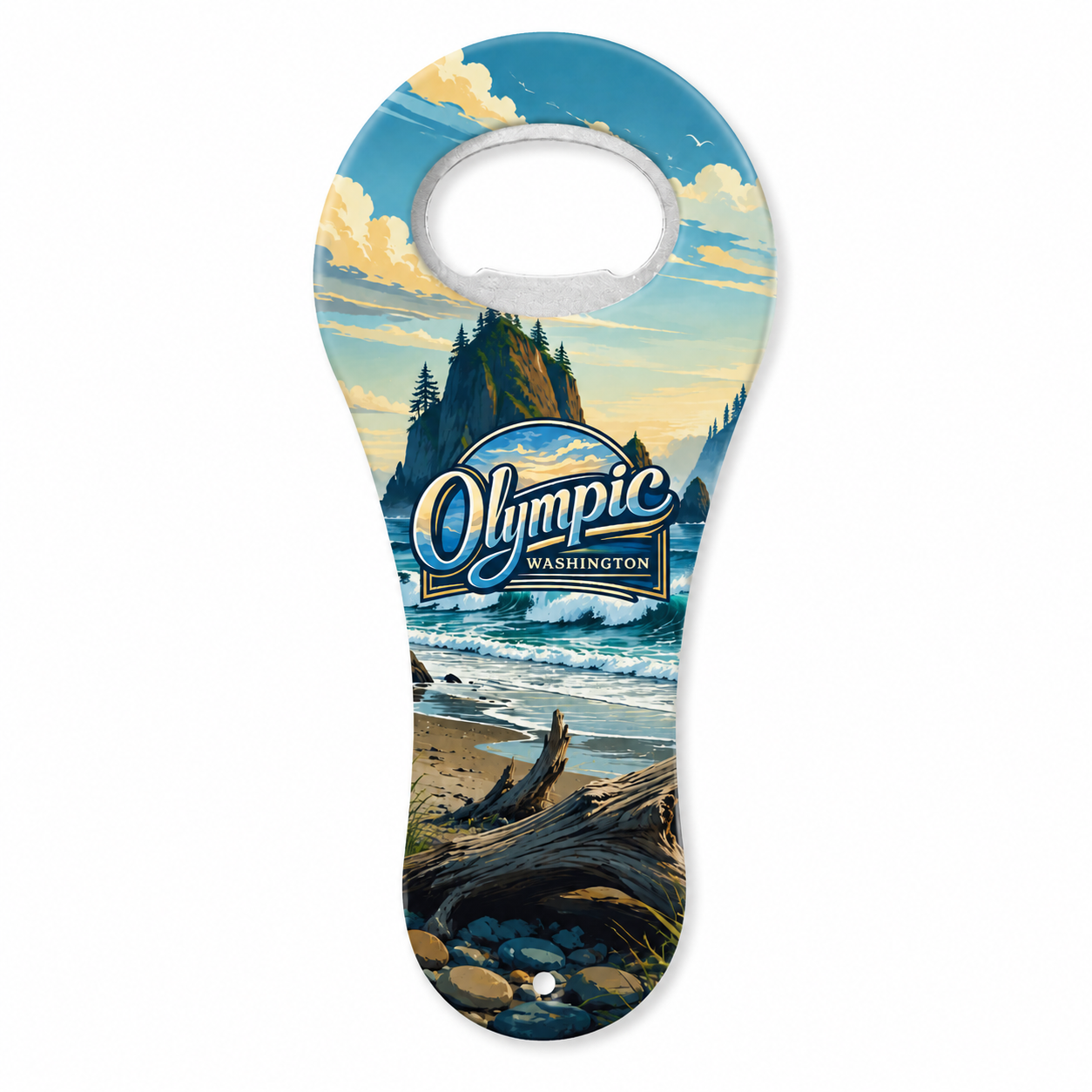 Olympic National Park Pacific Coast Souvenir Bottle Opener Magnets product view