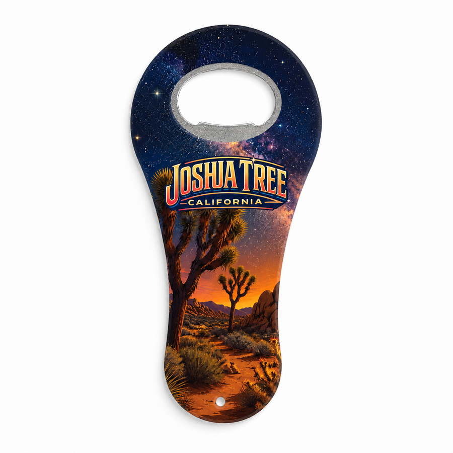 Joshua Tree National Park Desert Night Souvenir Bottle Opener Magnets product view
