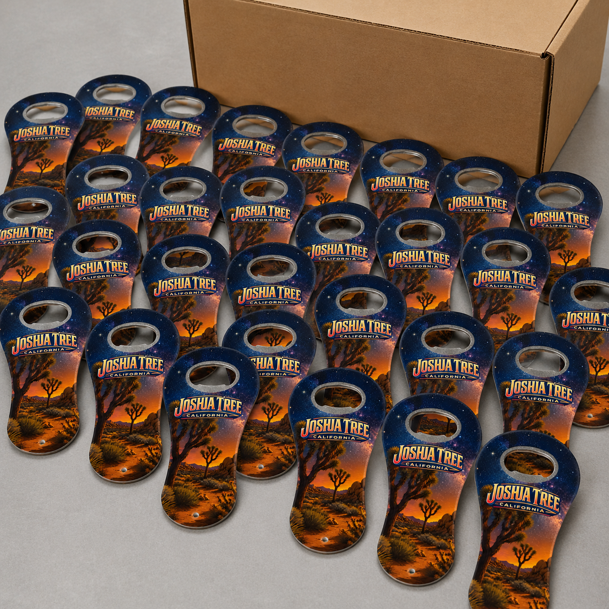 Wholesale bulk order of Joshua Tree National Park souvenir bottle opener magnets
