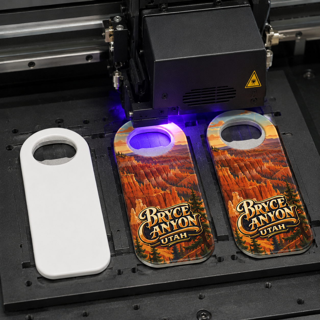 Bryce Canyon National Park souvenir bottle opener magnet UV printing process