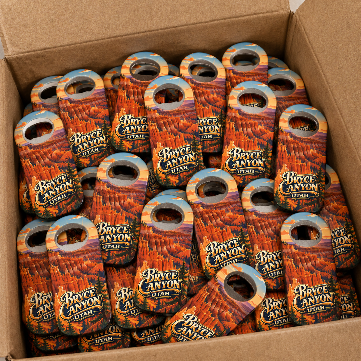 Wholesale bulk order of Bryce Canyon National Park souvenir bottle opener magnets