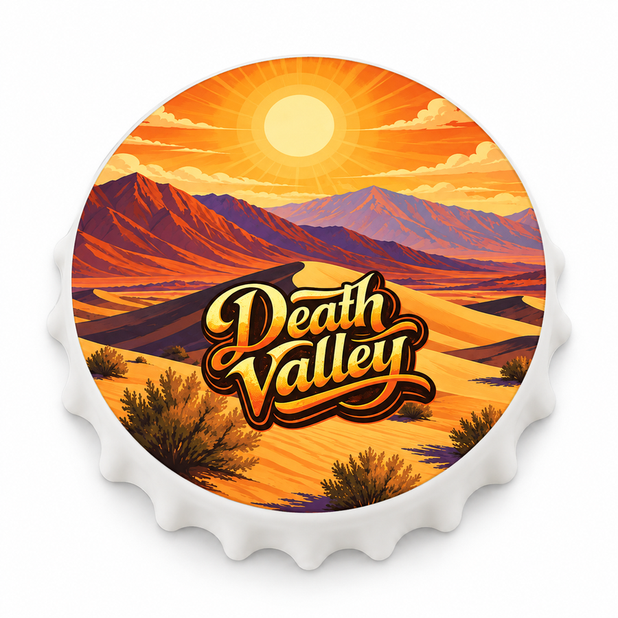 Death Valley National Park Sand Dunes Souvenir Bottle Opener Magnets product view