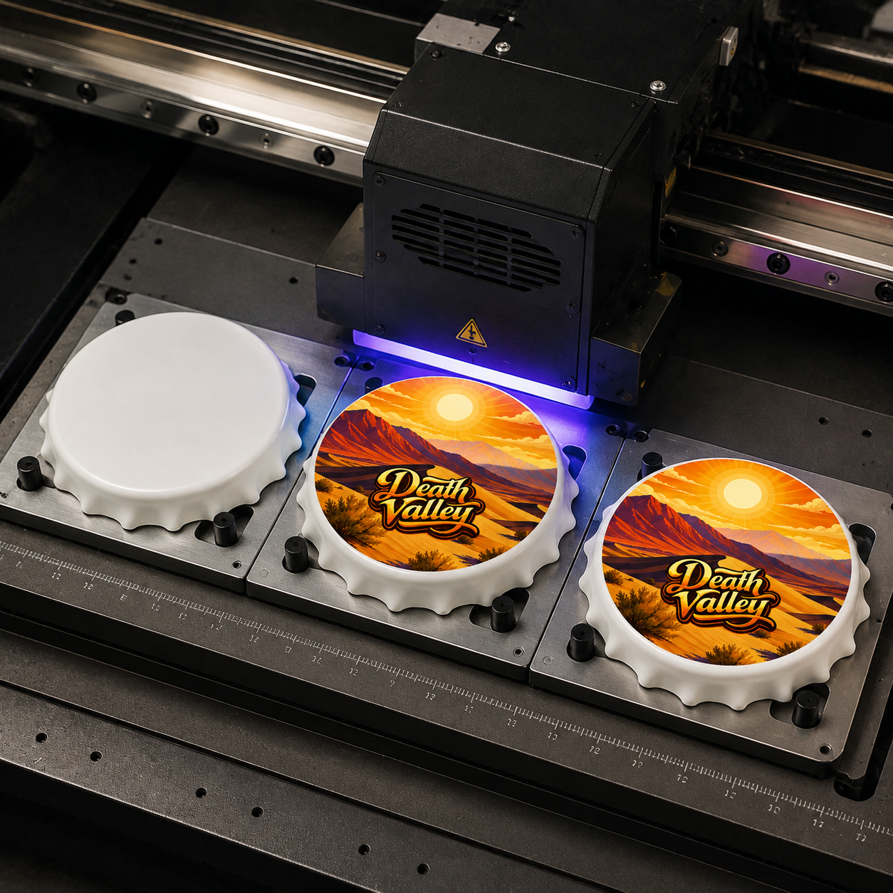 Death Valley National Park souvenir bottle opener magnet UV printing process