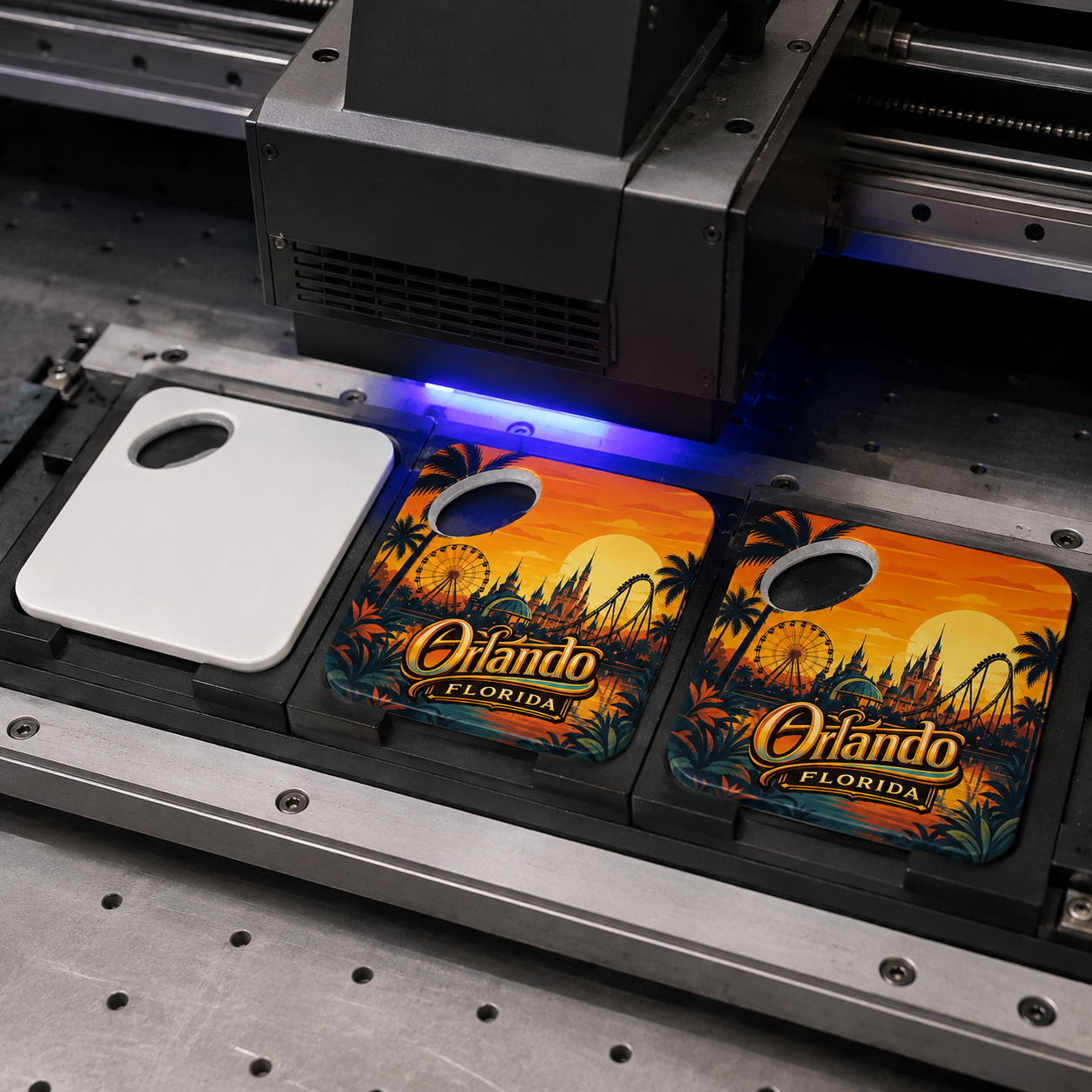 Orlando souvenir bottle opener magnet UV printing process