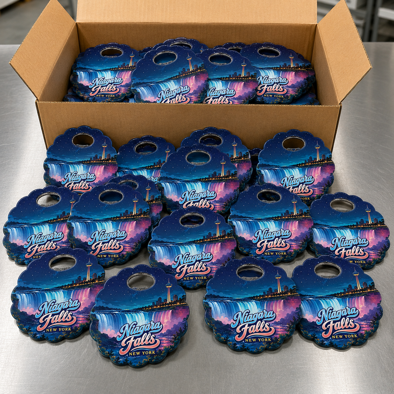 Wholesale bulk order of Niagara Falls souvenir bottle opener magnets
